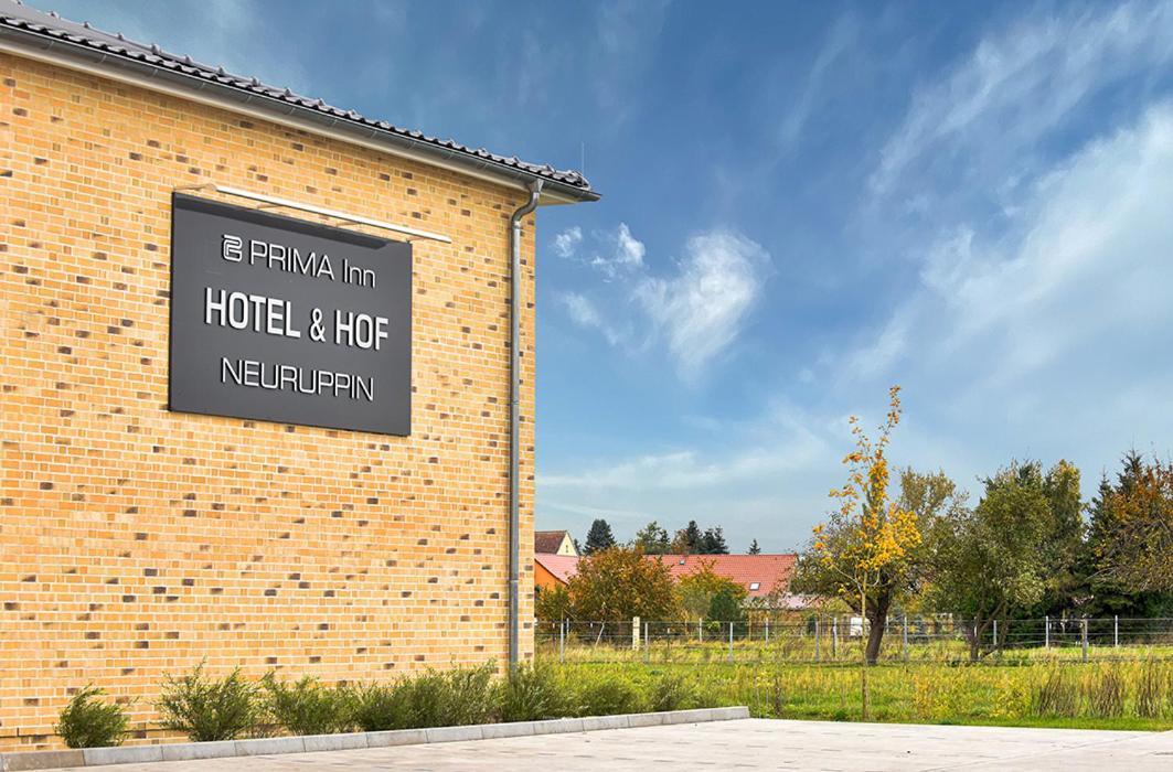 Prima Inn Hotel & Hof Neuruppin - Digitales & Rezeptionsloses Motel Экстерьер фото